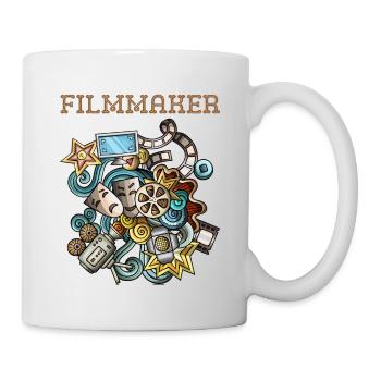 Filmmaker- Funny filmmakers and videographers - Mug - white - Right