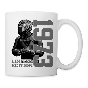53E ANNIVERSAIRE DE MOTO 1973 - Mug blanc - blanc - Droite