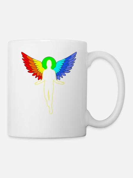 Homme-Ange (blanc) - Mug blanc - blanc