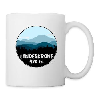 Landeskrone Sachsen Görlitz - Tasse - Weiß - Rechts
