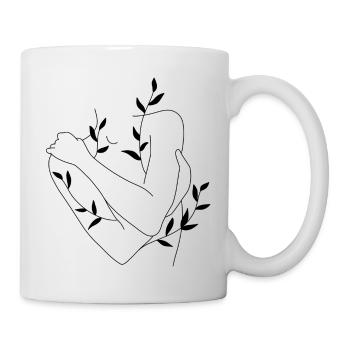 Corps en croissance - Mug blanc - blanc - Droite