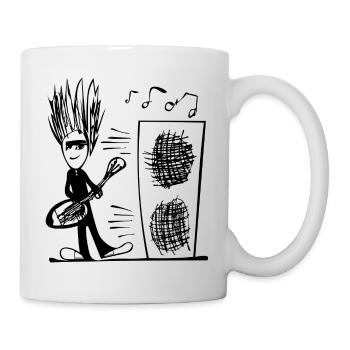 Gitarrist - Bassist - Tasse - Weiß - Rechts