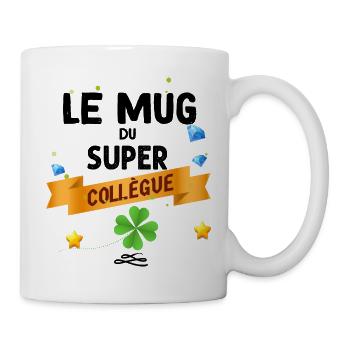 Super collègue Mug Meilleur Collègue - Mug blanc - blanc - Droite