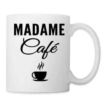 madame café - Mug blanc - blanc - Droite