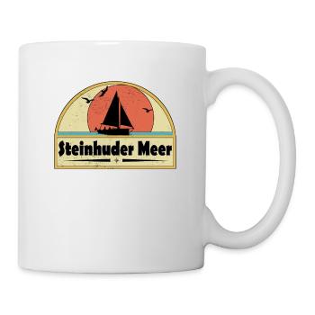 Steinhuder Meer Segelboot - Tasse - Weiß - Rechts