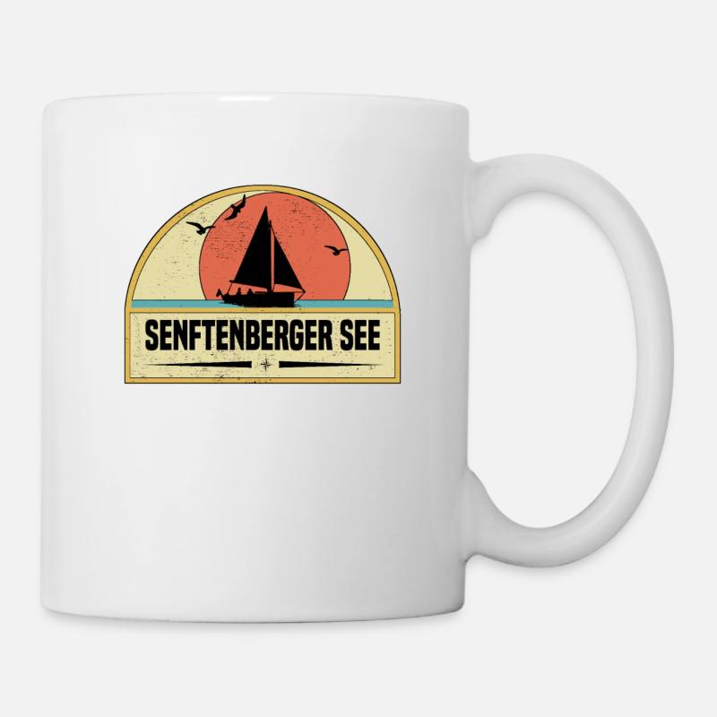 Senftenberger See Lausitz - Tasse - Weiß