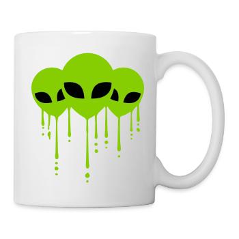 Graffiti Team 3 Aliens - Mug - white - Right