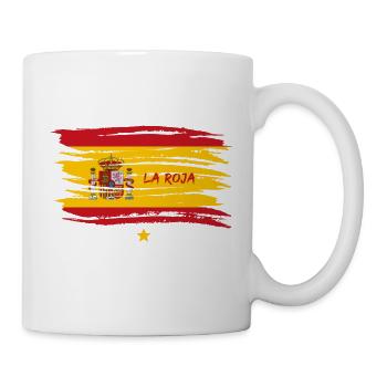 Équipe de football d'Espagne - Mug blanc - blanc - Droite