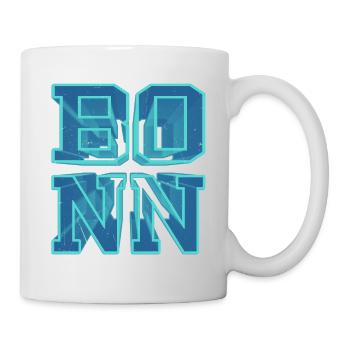 Bonn Deutschland Stadt 3D Schrift Skyline - Tasse - Weiß - Rechts