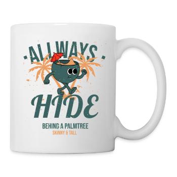Palmen Witz - Witze - Tasse - Weiß - Rechts