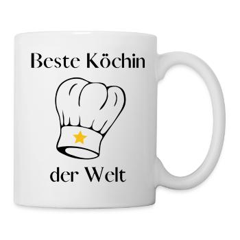 Beste Köchin der welt Stern - Tasse - Weiß - Rechts