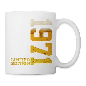 BIÈRE ÉDITION LIMITÉE 1971 55E ANNIVERSAIRE - Mug blanc - blanc - Droite