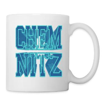 Chemnitz Deutschland Stadt 3D Schrift Skyline - Tasse - Weiß - Rechts