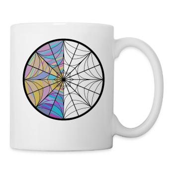 Mandala coloré - Mug blanc - blanc - Droite
