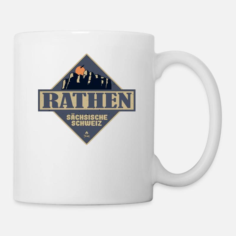 sächsische Schweiz Rathen - Tasse - Weiß