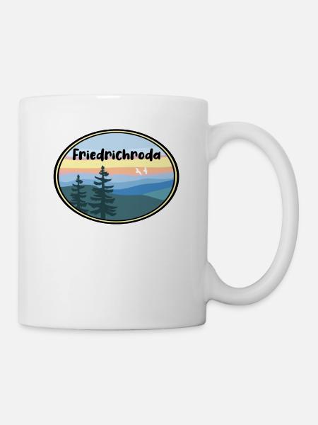 Friedrichroda Landschaft - Tasse - Weiß