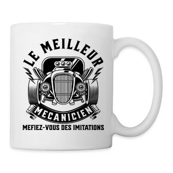 Meilleur mécanicien humour mécanique cadeau homme - Mug blanc - blanc - Droite