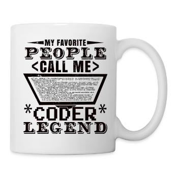 Coder Legend - Mug - white - Right