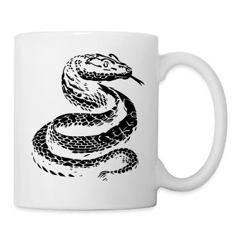 Snake Silhouette - Mug - white - Right