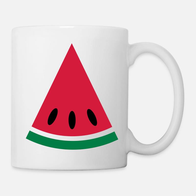 Melone - Tasse - Weiß