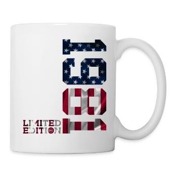 ÉDITION LIMITÉE 1981 USA 45E ANNIVERSAIRE - Mug blanc - blanc - Droite