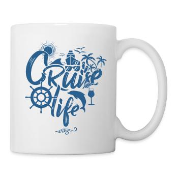 CRUISING LIFE - Mug - white - Right