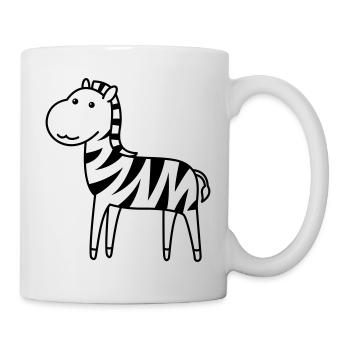 Zebra Comic Animal - Mug - white - Right