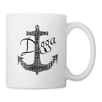 Digga - Tasse - Weiß - Rechts