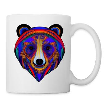 Bär - Tasse - Weiß - Rechts