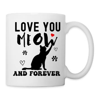 Love You Meow and Forever - Mug - white - Right