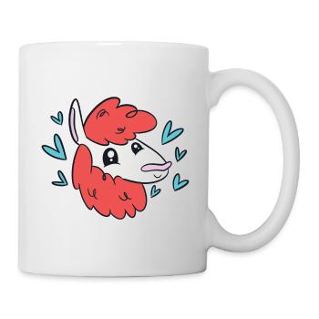 I Love The Llama's Kindness! Cute Funny Llama - Mug - white - Right
