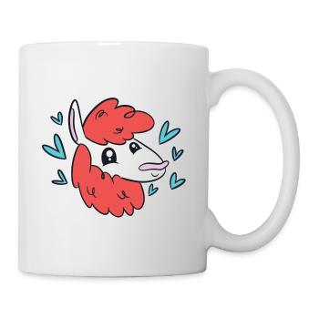 Be A Llama & Take The Plunge! Cute Funny Llama - Mug - white - Right