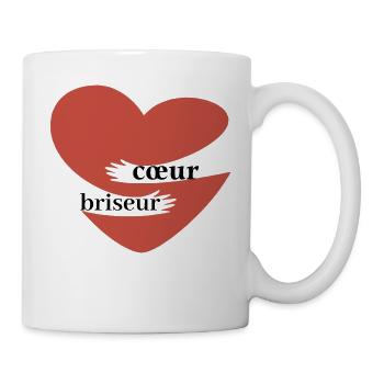 Petit Cœur Briseur ! - Mug blanc - blanc - Droite