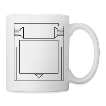 Spielkassette - Tasse - Weiß - Rechts