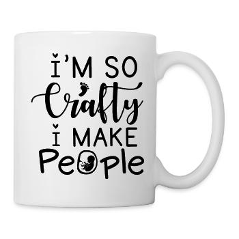Pregnant, I make people, Pregnancy - Mug - white - Right