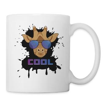 Giraffe cool - Tasse - Weiß - Rechts