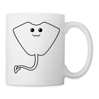 Ray Comic Animal - Mug blanc - blanc - Droite