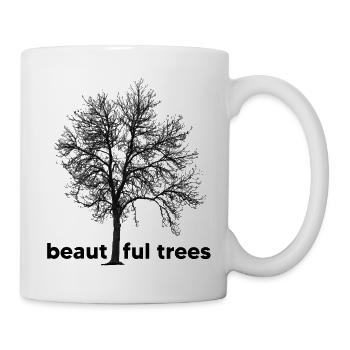 Schöne Bäume - Tasse - Weiß - Rechts