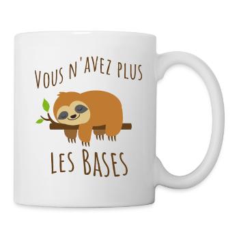 Vous n avez plus les bases - Mug blanc - blanc - Droite