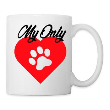 MY ONLY LOVE DOG PET 2 1 - Mug - white - Right