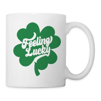 St. Patrick’s Day Gift Shamrock Men, Women, Kids - Mug - white - Right