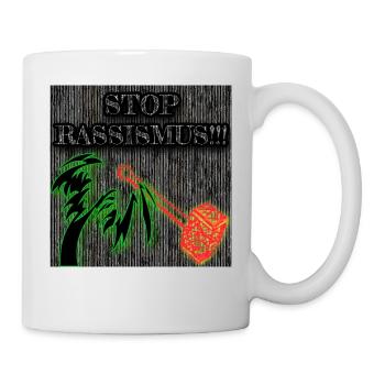 STOP RASSISMUS - Abbild - 2023 - Tasse - Weiß - Rechts
