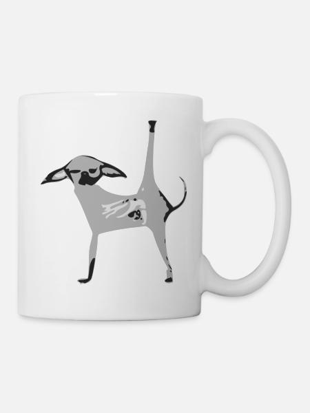 Cosmo, der Graue Chiwawa - Tasse - Weiß
