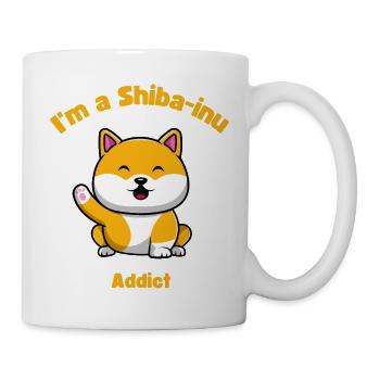 I'm a shiba inu addict - Mug blanc - blanc - Droite