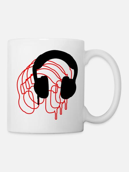 Casque - Mug blanc - blanc