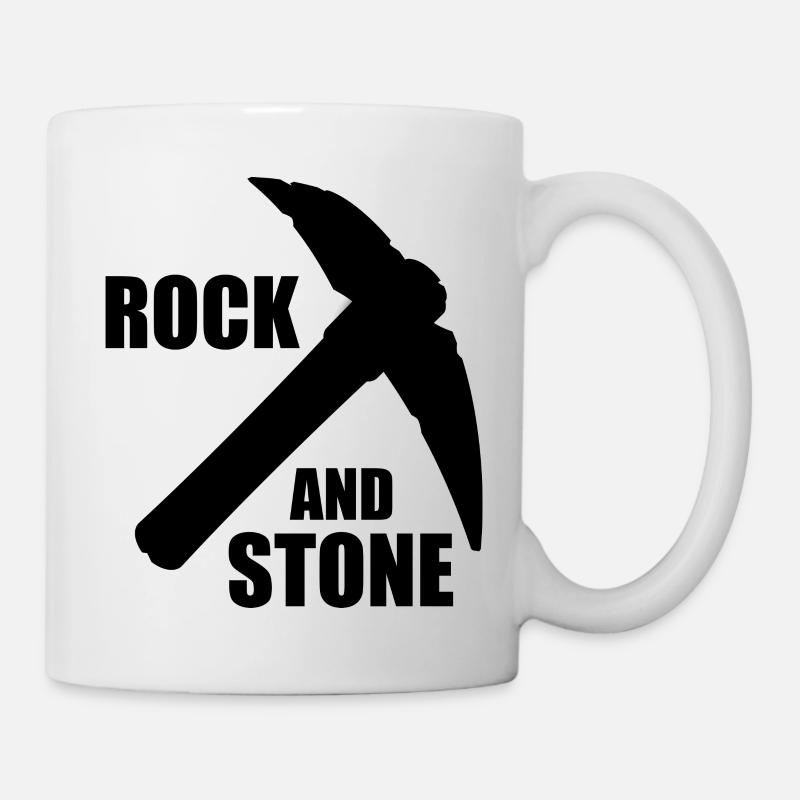 roche et pierre - Rock and Stone! - Mug blanc - blanc