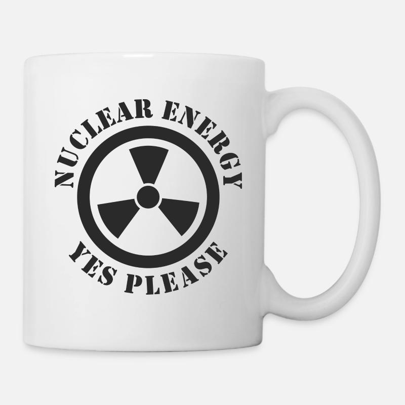 Nuclear Energy, Yes Please, Nuclear Power - Mug - white