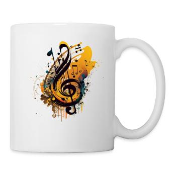 Musik - Tasse - Weiß - Rechts