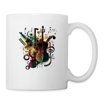 Musik - Tasse - Weiß - Rechts