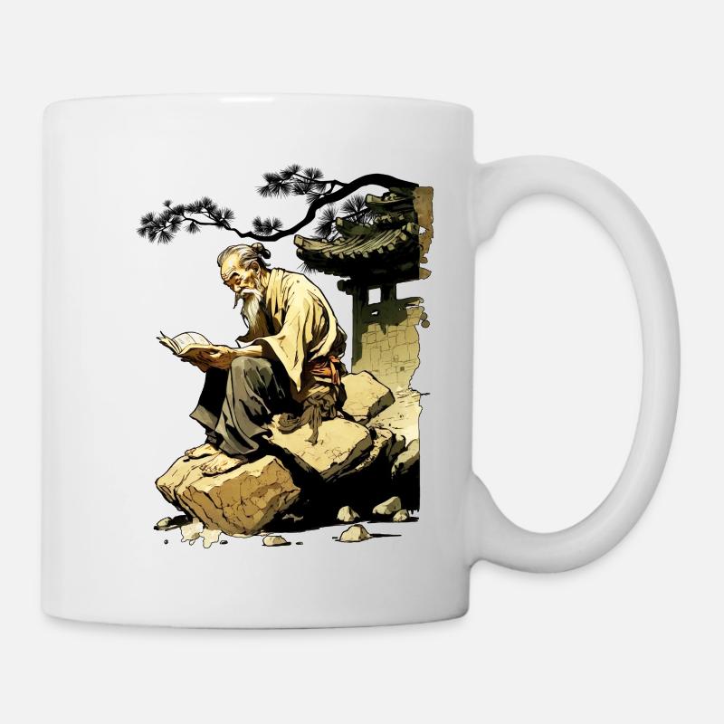 Savoir I Wise Man Motif BD Idée cadeau - Mug blanc - blanc